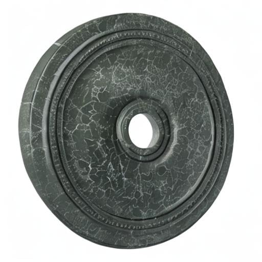 Image of Ekena Millwork CM24DIAGC Diane Ceiling Medallion, 24 inchOD x 3 5 /8 inchID x 1 1 /4 inchP (Fits Canopies up to 6 1 /4 inch), Hand-Painted Athenian Green Crackle