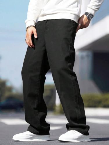 Image of GRECIILOOKS Men Jeans | Men Jeans Pants | Denim Jeans | Baggy Jeans for Men | Loose FIT Jeans for Men | Stylish Jeans
