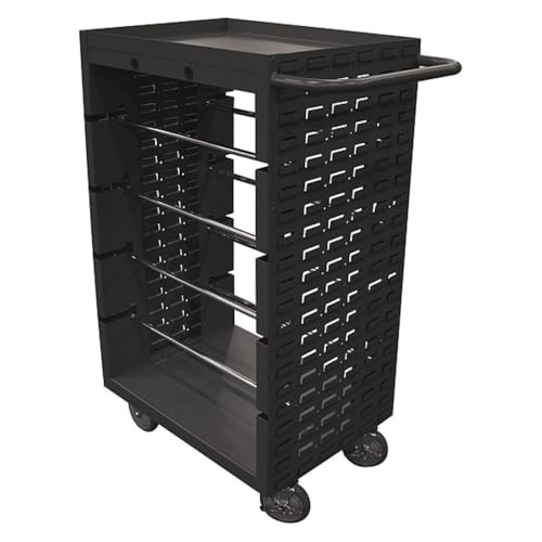 Durham 14 Gauge Steel Rod Mobile Wire Spool Rack with 1-1/2" Lip ...