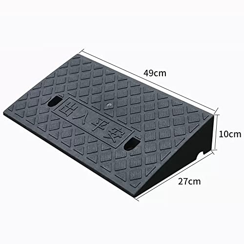 Rampa plástica antideslizante para auto bajo 49x27x10 cm miniatura 4