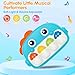 Dinosaur Newborn Baby Toys 0-6 Months Tummy Time Baby Gym Play Mats with High Contrast Book Piano Floor Playmate for Infant 0-3 3-6 Month Musical Learning Toys Gifts for Newborns 0+ Months Boys Girls