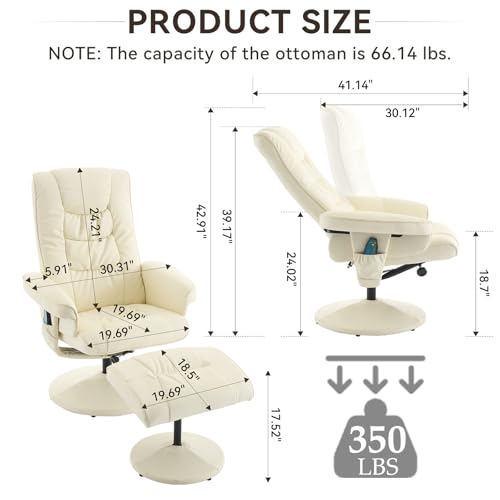 Sillón Plegable Poliuretano Beige miniatura 2