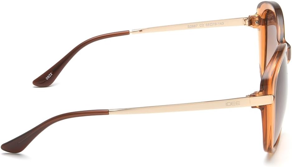 IDEE IDS2887C1SG Women's 100% UV Protected Sunglasses Large Shape Square