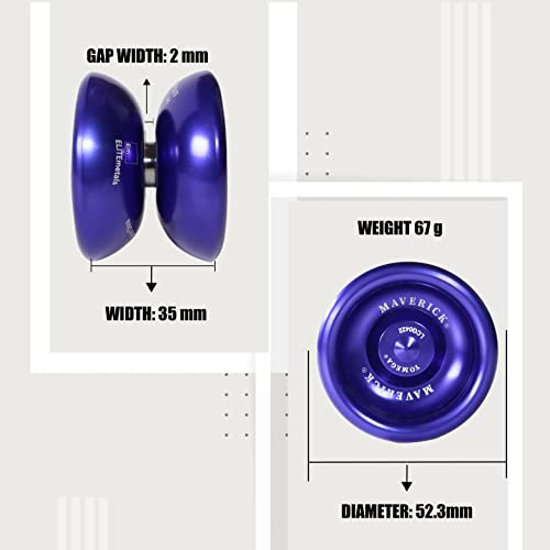 image for Yomega Maverick - Professional Aluminum Metal Yoyo for Kids and Beginn