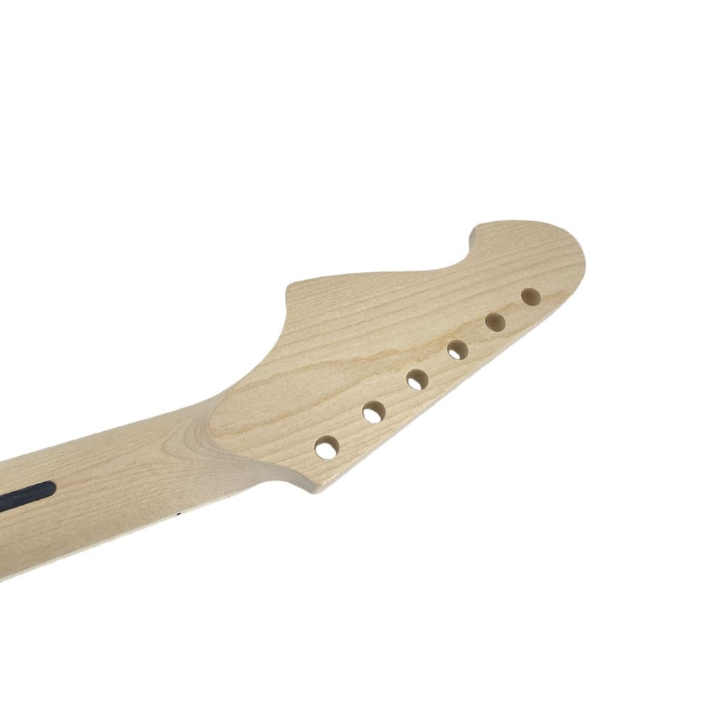 WUQIMUSC 22 trastes, 24 pulgadas, mástil de guitarra de repuesto con incrustaciones de bloque de diapasón de palisandro (30 pulgadas)