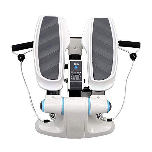 Image of Mini Stepper Fitness Cardio Exercise Trainer,Stepper Exercises Equipment with Monitor and Resistance Bands,Household Gym