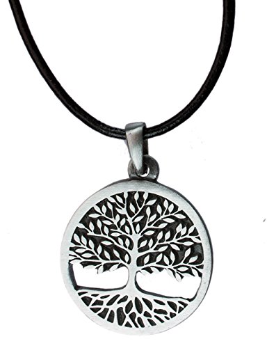 exoticdream Tree of Life Celtic Pewter Pendant Religious Flow Creation + 18