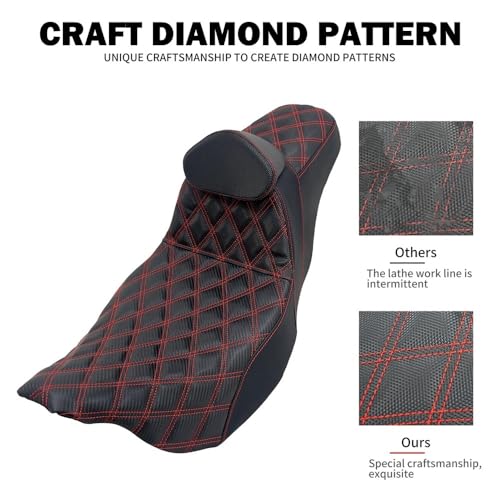 Asiento Touring para conductor con respaldo ergonómico antifatiga 6