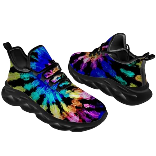 Men's Women's Tie Dye Shoes Fashion Sneakers Running Walking Tennis Shoes Gifts for Men Women2