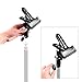 SLOW DOLPHIN Photo Studio Heavy Duty Metal Clamp Holder with 5/8 Light Stand and Umbrella Reflector Holder(2 PCS)