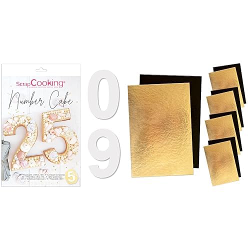 Gabarits pour Number Cake de 28 cm pour gâteaux de fête