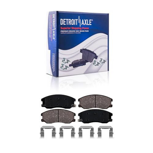 Image of Detroit Axle - Front Brake Kit for Chevrolet Equinox Captiva Sport | Saturn Vue Pontiac Torrent Suzuki XL-7, Disc Brake Rotors Ceramic Brakes Pads Replacement
