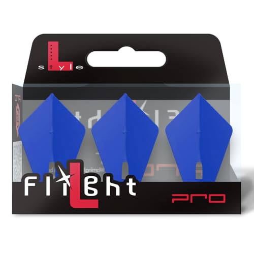 Lstyle Dart Flights L7 PRO Astra - Blue |1 Set of 3| for Soft & Steel Tip Darts