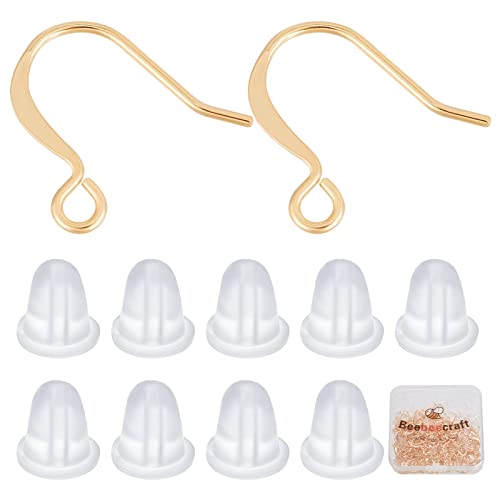 Crochets de boucles d'oreilles anti-perte avec fermoirs discrets - 2