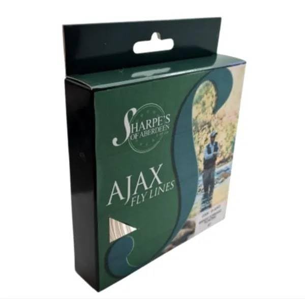 Sharpes of Aberdeen Ajax Weight Forward Floating Fly Fishing Line WF7F – 100ft Easy Casting Floating Fly Line – Size 7