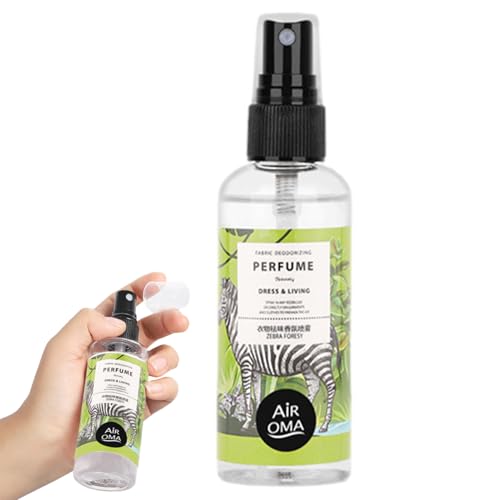 Spray de fragancia para ropa - Spray para telas naturales de 100 ml y niebla eliminadora de olores | Fragancia casera de aromaterapia, ambientador portátil para baño, tela, refrescante para lavandería