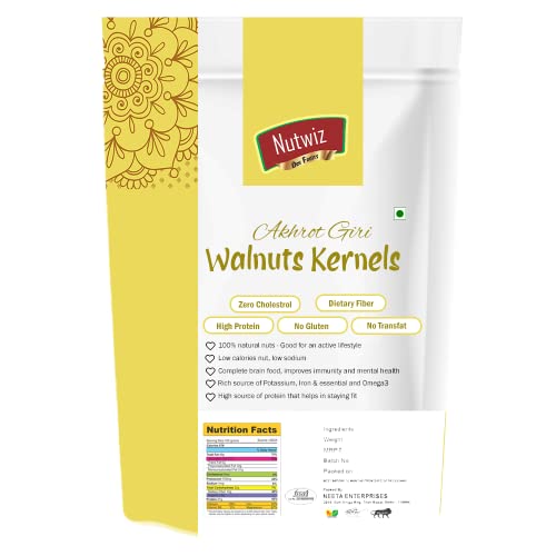 Image of Nutwiz Premium Nuts (American Walnut / Akhrot Giri, 800g)