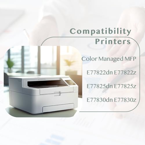 W9040MC toner noir de remplacement pour imprimante multifonction MFP E77830dn E77825dn - 3