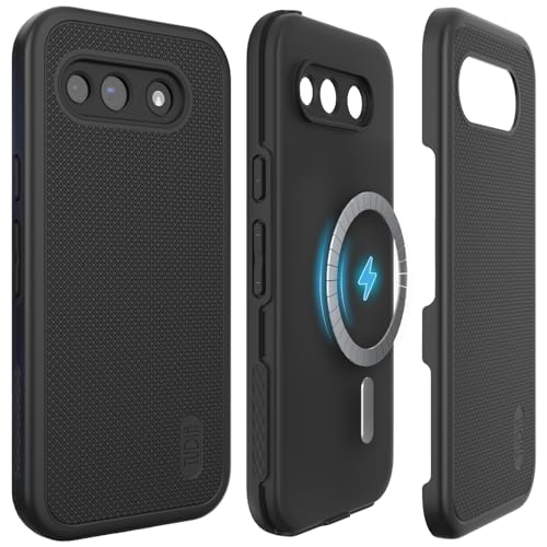 Image of TUDIA MergeGrip Magsafe Compatible for Google Pixel 10a Case - Matte Black