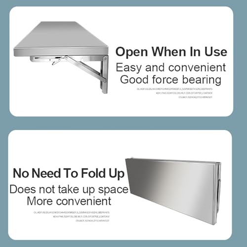 Conception pliante de table murale inox pour gagner de l'espace - 3