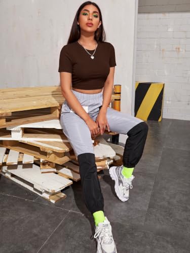 Image of Aahwan Solid Tie Back Cut Out Slim Fit Crop Top for Women's & Girls'