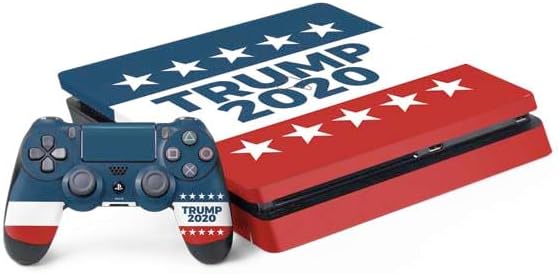 Skinit Decal Gaming Skin Compatible with PS4 Slim Bundle - Feel The Bern Outline Design