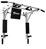 Untitled Klimmzugstange mit Dip Station und Boxsack Halterung 3 in 1 - Profi MULTIGRIP/Weiß - Multifunktional, Wandmontage - STM