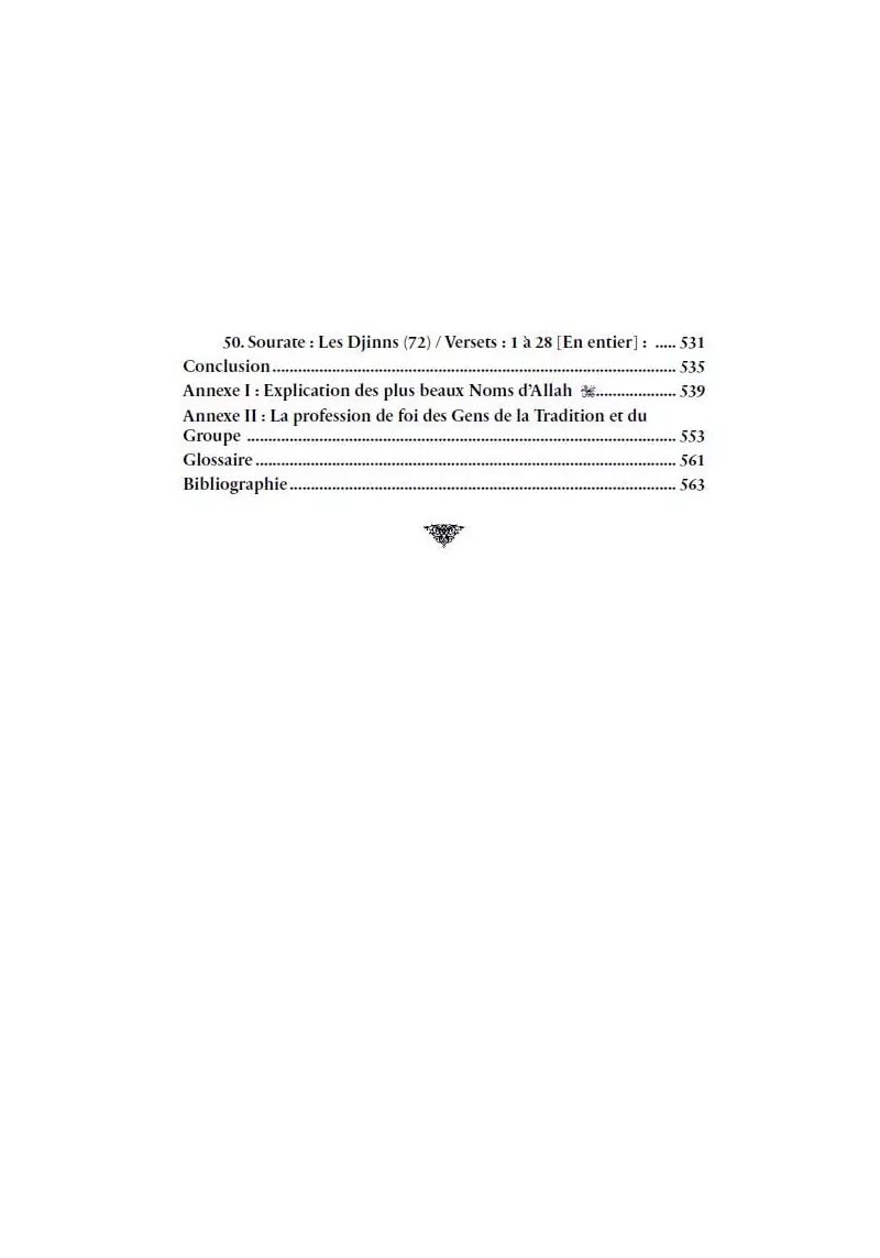 LE RECUEIL BENEFIQUE DES ENSEIGNEMENTS CORANIQUES