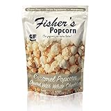 Fisher's Popcorn | Caramel Dusted with White Cheddar Flavor | 10oz Bag