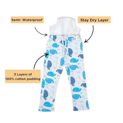 Image of SNUGKINS Potty Training Pajamas for Toddlers,Boys & Girls Available in Sizes 1 to 5 Years