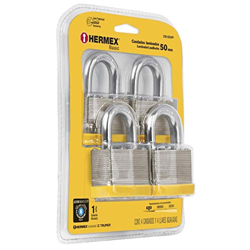 Candados con la misma llave 17 candados con la misma llave marca HERMEX