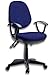 TECHLY ICA-CT P18BL - Sedia da Ufficio Delux Colore Blu