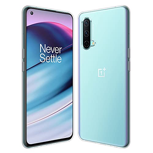 Image of Fashionury Crystal Clear Case for OnePlus Nord CE 5G 2021 | Yellowing Resistance | Transparent TPU Silicone | Raised Camera Lips | Slim Transparent Cover