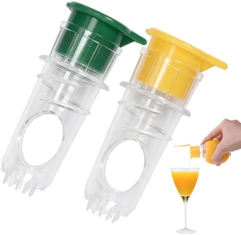 2-in-1 Zitronenpresse Aus Kunststoff - Manueller Entsafter Für Zitrusfrüchte