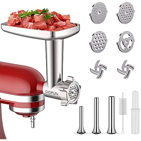 Accesorios Picadora de Carne para KitchenAid Robots de Cocina, COFUN Cover