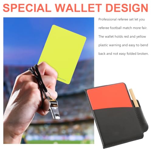 Set de Silbato y Cartas de Árbitro POPETPOP para Fútbol miniatura 3