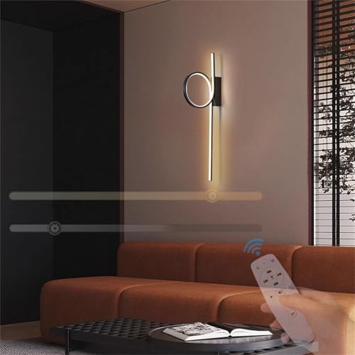 Luz de pared regulable 3000K-6000K con mando a distancia para escaleras