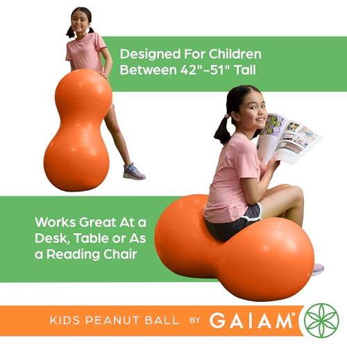 Image of Active Seat Peanut Shaped Bounce Desk Chair, Exercise Yoga Balance Sitting Ball