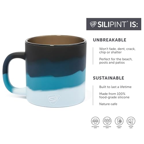 Silipint Juego de 2 Mugs de Silicona 16oz miniatura 2