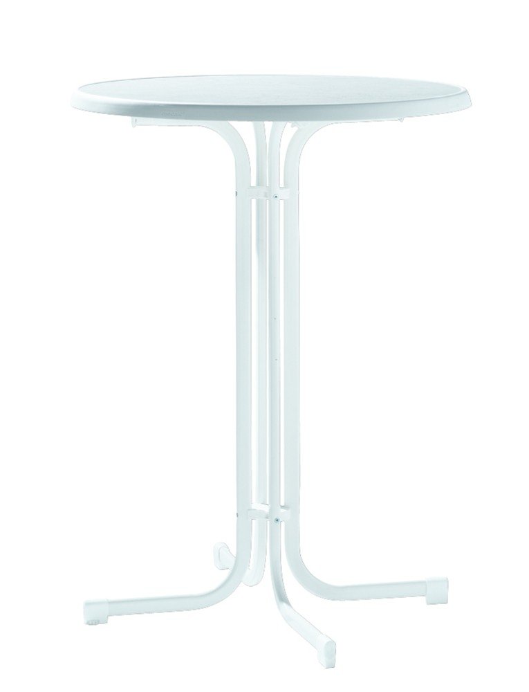 Table haute carrée Sieger 138/W au design épuré et finitions haut de gamme