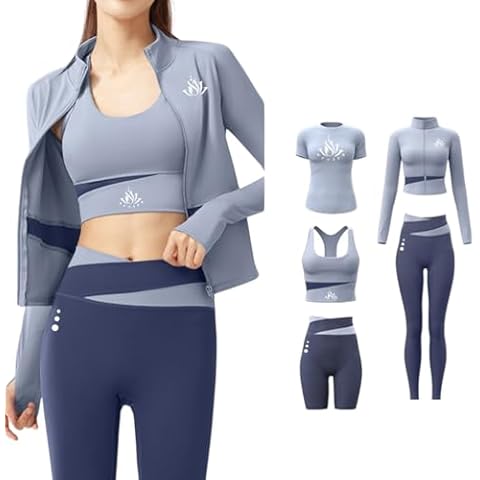Oceira Women's Five Piece Activewear Set Cover