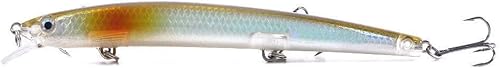 Miniatura 7 de TFMSAN Juego de 12 señuelos de pesca de agua salada - Crankbaits y Jerkbaits13.2.0 in-0.55 oz-6#Hook