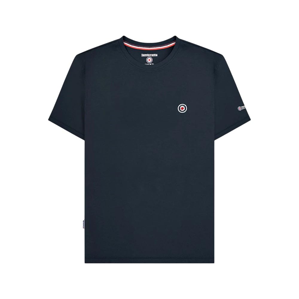 Lambretta Mens Big & Tall Chest Logo T-Shirt - 2XL Navy