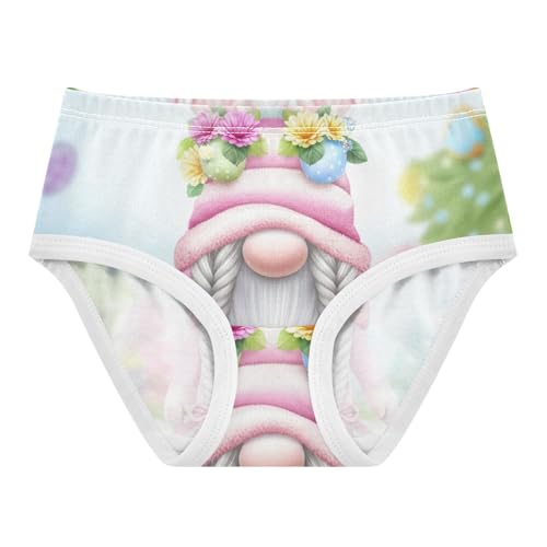 Cute Easter Rabbit Gnome Panties for Girl Girls Underwear Toddler Cotton Flower Kids Briefs Undies 2t