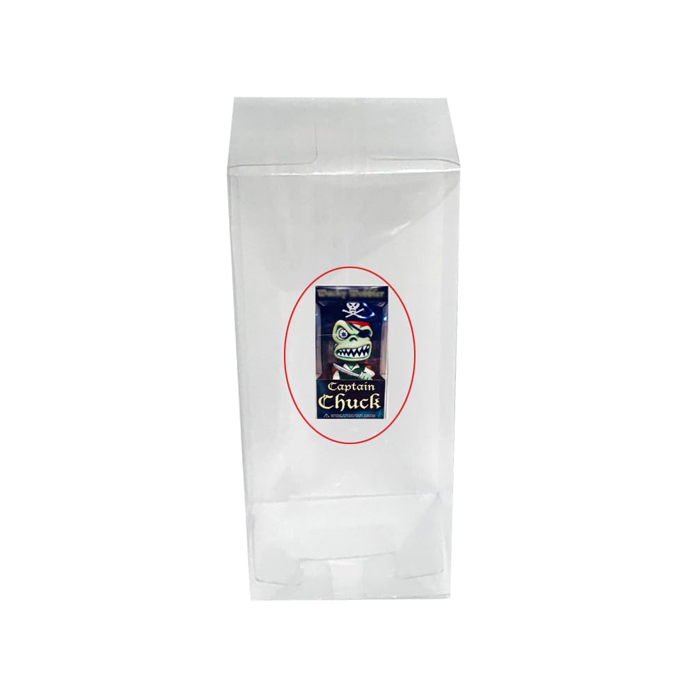 WICAREYO10PCS Box Protector Clear Protection Case Sleeve Display Box for Wacky Wobbler Original Small Size