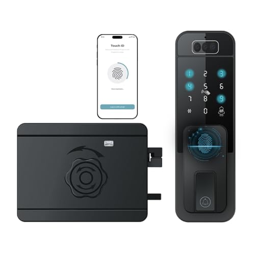 WiFi Smart Gate Lock with Camera & Doorbell