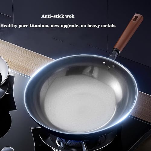 Wok con revestimiento cerámico y titanio, 12.6 pulgadas miniatura 6