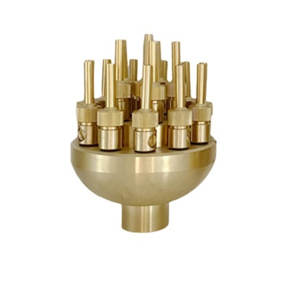 Set Completo di Accessori per ugelli per Fontana in Ottone, (Double Glory 1")