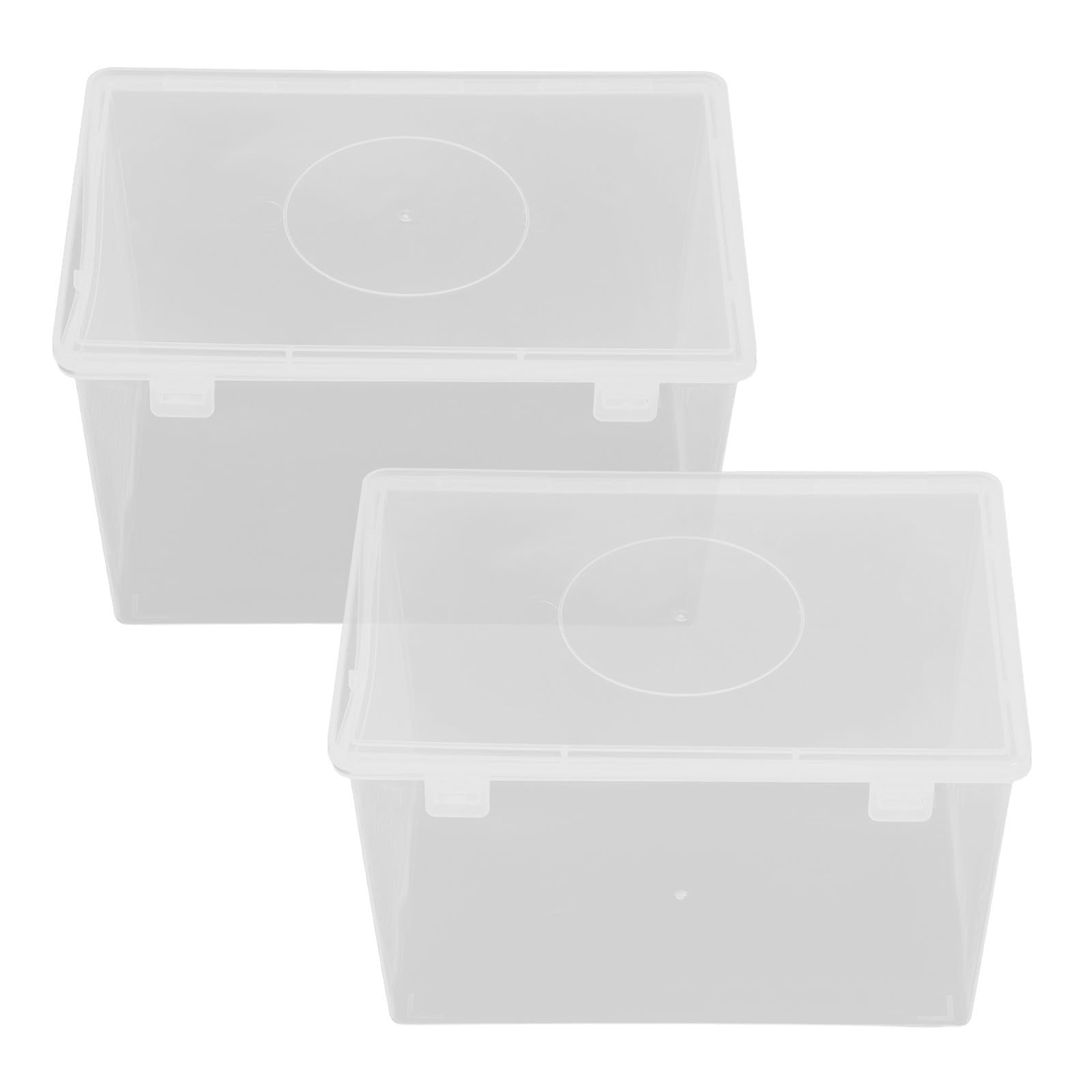 Caja de pan transparente hermética contenedor de almacenamiento portátil para repostería