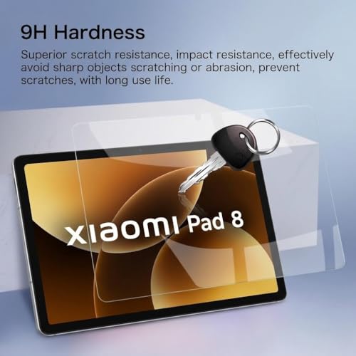 Image of Saco Hydrogel Screen Protector Compatible for Xiaomi Pad 8 /8 Pro / 7 /7 Pro | Xiaomi Pad 8 Screen Protector - Flexible Soft Film, Bubble-Free, Scratch Resistant, HD Clear Front and Back Protection